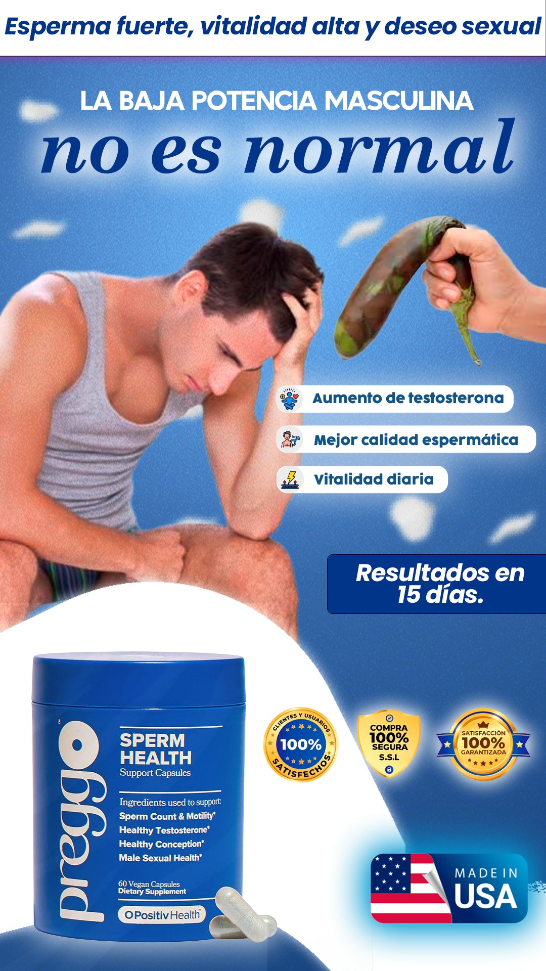 Preggo| Potencia tu rendimiento sexual y reproductivo.